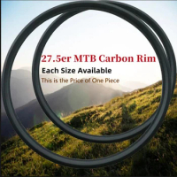 Mountain Bike 27.5 Carbon Rim MTB UD Matte 28 Holes Tubeless 650B Bike Rim Each Size Available MTB Bicycle Wheel