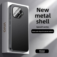 Sesuai untuk sarung telefon iQOOZ9 matte metal, sarung uniseks z9turbo warna solid yang ringkas dan