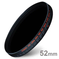 Zomei 52mm PRO Slim HD ND2-400 ND2 to ND400 Neutral Density Fader Variable MC ND Filter for Canon NIkon Sony Camera Lens 52 mm