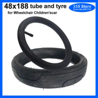 48x188 Inner Tube Outer Tyre 48*188 Pneumatic Tire for Wheelchair Children's Tricycle Baby Carriage trolley Accessories