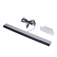 Wired Infrared Ray Sensor Bar Compatible Nintendo Wii IR Signal Receiver Wave Sensor Bar Wireless Remote Controller Game Console