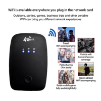 H808-USA 150Mbps 4G Wifi Router Portable 4G Wifi Router Mobile Router With SIM Card Slot Applicable To The Americas Canada