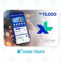XL Pulsa Reguler by ShareTreats Rp 15.000