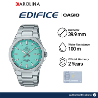 Jam Tangan Pria Casio Edifice EFR-S108D-2B Analog Turqoise  Dial Stainless Steel Band Watches