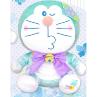 日本直送 Doraemon 叮噹 哆啦A夢 繡球花主題 公仔 - 單眼款
