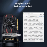 GT730 Desktop PC Graphics Cards HD+VGA+DVI DDR3 4GB Desktop Video Card PCI-E2.016X Computer Graphics Cards with Cooling Fan