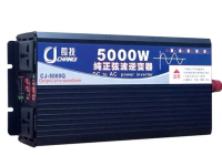 CJ inverter 5000W 12v/24V อินเวอร์เตอร์เพียวซายเวฟ100% ตัวแปลงไฟ Dc to Ac ตัวแปลงไฟรถ สินค้าพร้อมส่ง