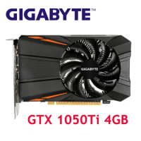 GIGABYTE GTX 1050Ti 4GB GPU Video Card 128Bit for nVIDIA Graphics Cards Geforce GTX 1050 Ti Hdmi VGA VideoCards Map GDDR5 Used