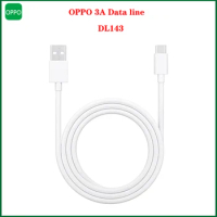 DL143 OPPO Original USB-A to Type-C Data Cable 3A 1-meter Charging wire MAX 18W Fast Charging Suitable For A32 A72 A93 A92s A52
