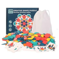 Diikamiiok Mainan Anak Jigsaw Puzzle 3D Children Toy 180PCS - QW-A004 - Kreatifitas Menantang - Meni