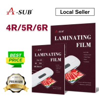 A-SUB 4R/5R/6R LAMINATOR FILM 100pcs Laminate Film 80Micron laminate pouches kertas  surih