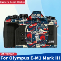 For Olympus E-M1 Mark III Camera Skin Anti-Scratch Protective Film Body Protector Sticker E-M1 M3