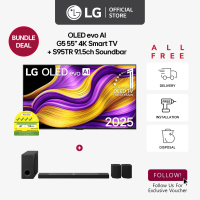 [New] [Pre-Order] LG OLED evo AI G5 55\ 4K Smart TV + S95TR 9.1.5ch Soundbar [Bundle Deal]"