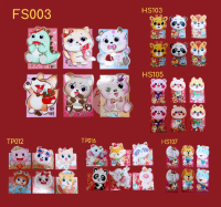 ANGPAO IMLEK SHIO KELINCI 2023 PENDEK ANIMAL 3D DOMPET ISI 6 ANGPAU