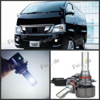 2Pcs 2001-2021 For Nissan NV350 e25 e26 Caravan LED Car Headlight Bulbs Low Beam High Beam Fog Lamp Light Refit Accessories