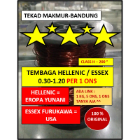 1 Ons - Kawat Tembaga Hellenic - 0.30-1.20 - Kawat Gulung Dinamo - Kawat Gulung Trafo - Kawat Enamel
