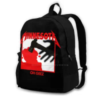 Minnesota Oh Geez Em All New Arrivals Satchel Schoolbag Bags Backpack Fargo Minnesota Tv Show Ball Peen Hammer Jason Wright