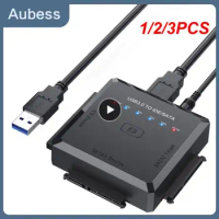 1/2/3PCS Usb3.0 To Ide/sata Converter Usb3.0 To Ide One-click Backup Function Usb 3.0 To Ide Sata Adapter Adapter