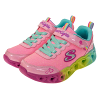 【SKECHERS】女童鞋系列 燈鞋 HEART LIGHTS(302684LPKMT)