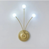 Wall Lamp Bedroom Living Room Modern Magic Bean Double Head Bedside Wall Light Nordic Aisle Stairs TV Background Wall Sconce