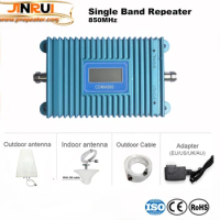 LCD screen single band 850 mhz mobile signal booster 2g 3g signal repeater