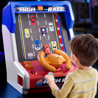 兒童桌面賽車闖關大冒險方向盤仿真模擬駕駛玩具男孩六一節禮物