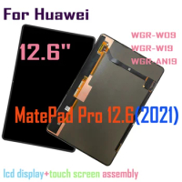 12.6" Original LCD For Huawei MatePad Pro 12.6 2021 WGR-W09 WGR-W19 WGR-AN19 LCD Display Touch Screen Panel Digitizer Assembly