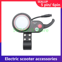36V 48V Universal LCD Display for SEALUP Electric Scooter Meter Instrument Panel Power Switch Throttle