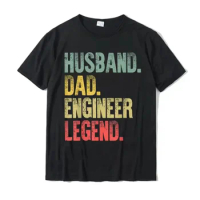 Funny Vintage Shirt Husband Dad Engineer Legend Retro T-Shirt Oversized Men Tees Comfortable 80014