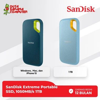 SANDISK Extreme Portable SSD E61 V2 1TB 1050MB/s USB 3.2 Original Sandisk Black