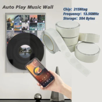 100pcs 50pcs 10pcs Ntag215 Self-adhesive Tag Adhesive Labels for NFC Phones Touch to connect to WiFi Auto Play Music Wall