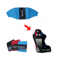 1PCS Racing Full Bucket Seat Side Cover Recaro Protect Pad Cotton Pad JDM Sport Race Styling Decoration Pads Car Accessories
