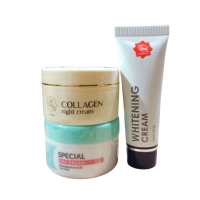 paket Viva(cream siang+malam+whitening cream)