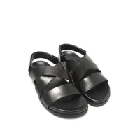 ALBA BLACK Sepatu Sandal Kulit Pria by Mario Minardi 43