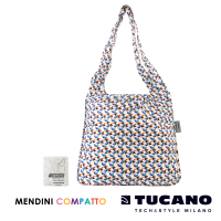 TUCANO X MENDINI 設計師系列超輕量折疊收納輕鬆購物袋-繽紛