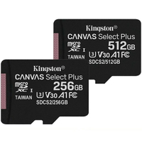【公司貨】Kingston 金士頓 512GB 256GB microSDXC TF V30 A1 記憶卡 SDCS2