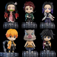แอ็คชั่นฟิกเกอร์ Demon Slayer, Tanjiro, Nezuko, Hashibira, Inosuke, รุ่นคิว, ตุ๊กตา Clay, ปี 2025