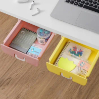 Pull-Out Desk Drawer Table Organizers Storage Box Home Office Stationery Organizer Pen Holder Plastic Container Home Accessories