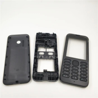 New Plastic Full Housing For Nokia 215 Full Complete Mobile Phone Housing Cover Case+English Keypad
