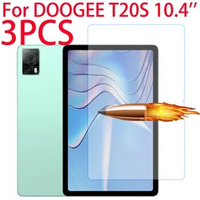 3PCS 9H Full Cover Tempered Glass For DOOGEE T20S t20s 10.4 inch 2023 Tablet Screen Protector Protective Film
