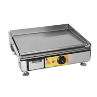 Electric Griddle Stainless Steel Hot Plate Steak Fried Pan Commercial BBQ Grill Stove