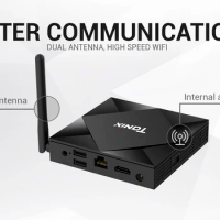 10Pcs/Lot Dhl Free TX6S Android 10 TV BOX High Performance Allwinner H6 Alice UX With Dual Band Wifi