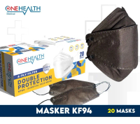 ONEHEALTH Masker KF94 Surgical Face Mask 4-Ply Filter Double Protection BFE 99% Kualitas Terjamin 20
