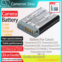 CameronSino Battery for Canon Powershot G7X Powershot G5X Powershot G9X Powershot SX720HS fits Canon NB-13L camera battery 3.70V