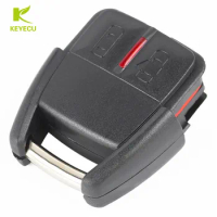 KEYECU Replacement 2 Button Remote Car Key Fob Case Cover Shell For Opel ( The Buttons With The Door Design)