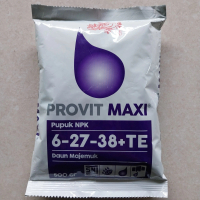 PROVIT MAXI Pupuk NPK 6-27-38+TE 500 gr Kemasan Asli Meroke Dengan Boron Mangan Dan Molibdenum Untuk