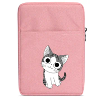 cute print Zipper Sleeve Bag Case For pocketbook basic touch lux plus HD 1 2 3 4 5 6'' ereader sleeve