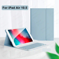 For iPad 3rd Generation 10.5 2019 Keyboard Case For iPad Pro 10.5inch 2017 Smart Cover With Pen Slot Magnet Wireless Keyboard