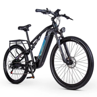 Shengmilo S26 500W 48V 17.5AH Samsung Battery 27.5*2.1 Fat Tires Unisex Adults Mountain &amp; Commuter &amp; Off Road Electric Bicycle