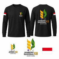 Kaos Tshirt Baju Murah Combed 30 Distro Lengan Panjang Pramuka Jambore Nasional 12 XII Scout Movemen